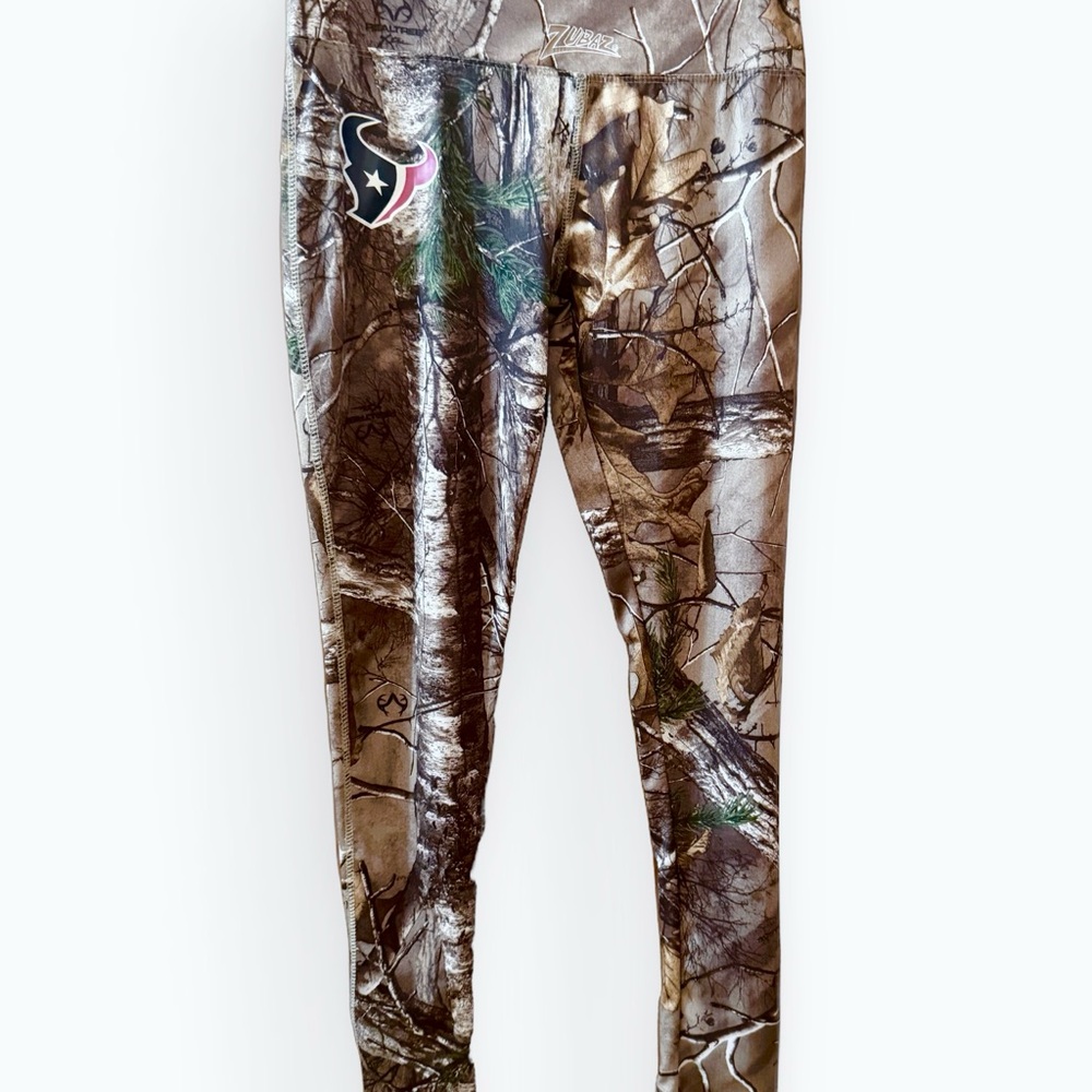 Woman’s Houston Texans Realtree Brown Camouflage Leggings
